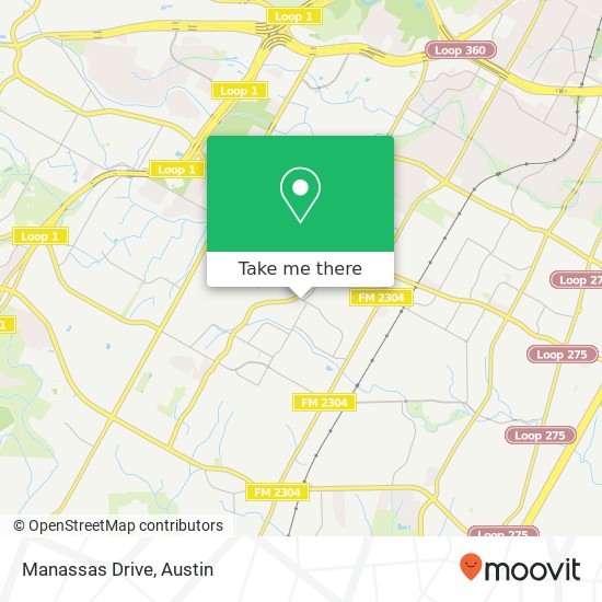 Manassas Drive map