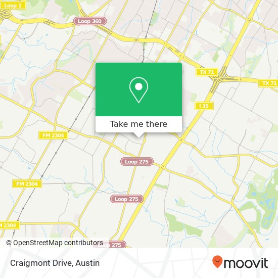 Mapa de Craigmont Drive