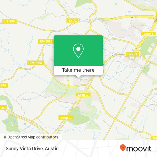 Sunny Vista Drive map