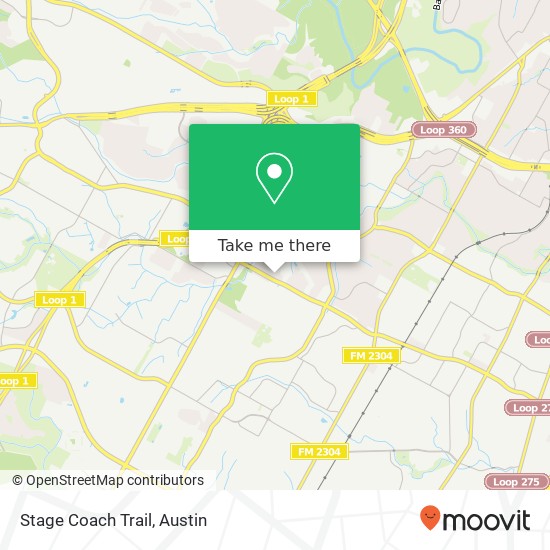 Mapa de Stage Coach Trail