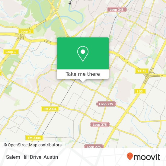 Mapa de Salem Hill Drive