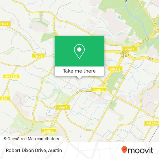 Mapa de Robert Dixon Drive