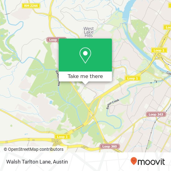 Mapa de Walsh Tarlton Lane