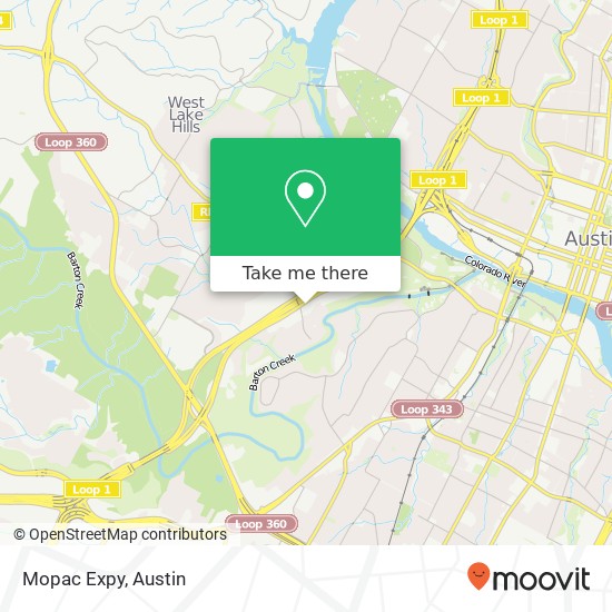 Mapa de Mopac Expy