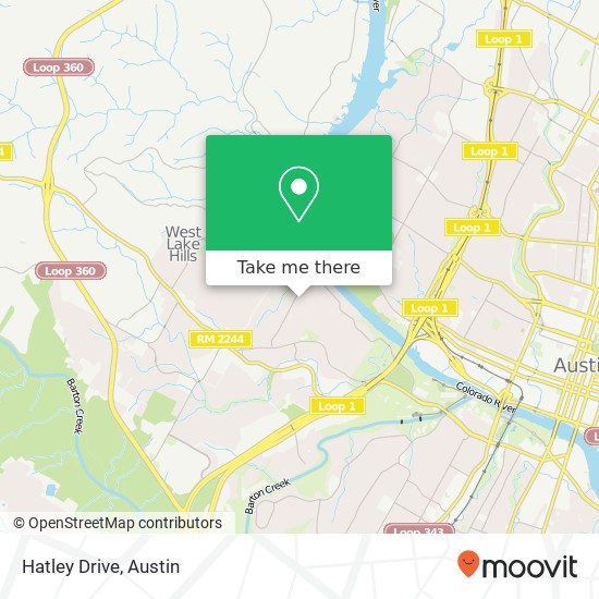 Hatley Drive map