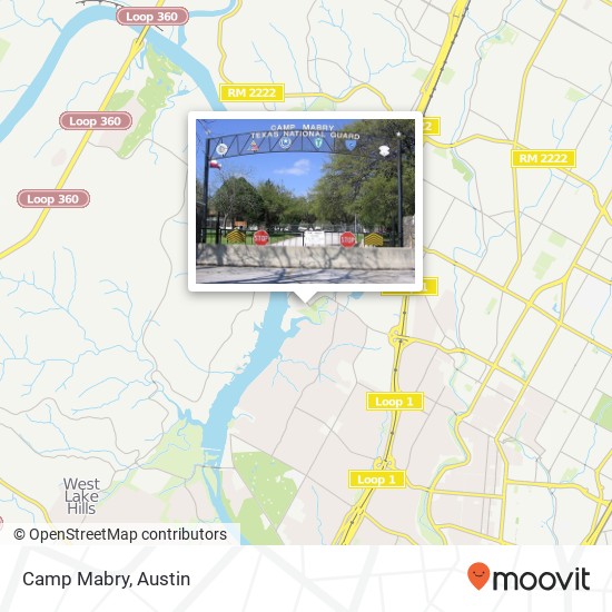 Mapa de Camp Mabry