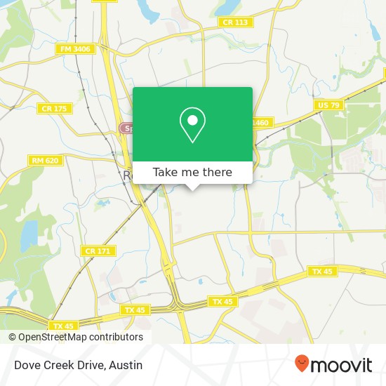 Dove Creek Drive map