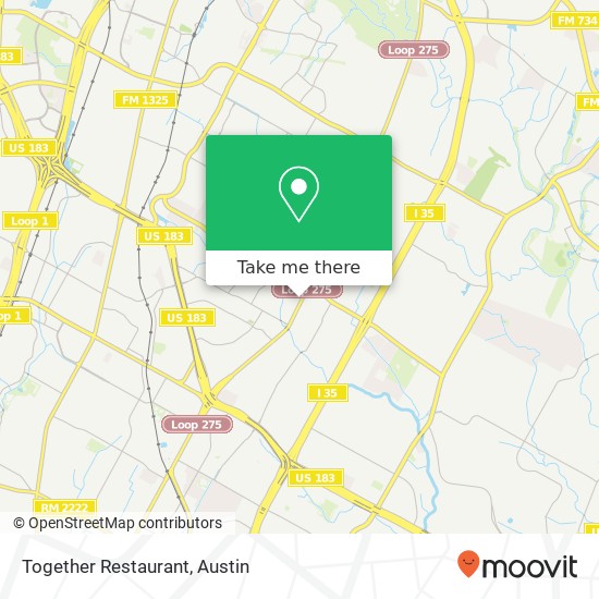 Together Restaurant map