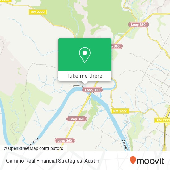 Camino Real Financial Strategies map