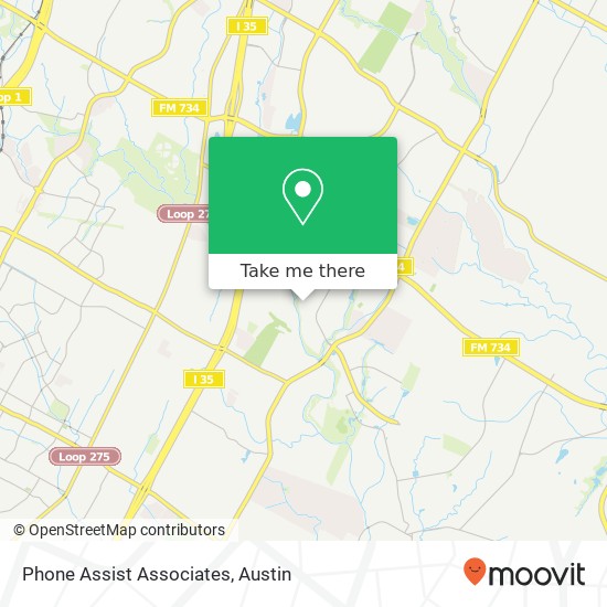 Phone Assist Associates map