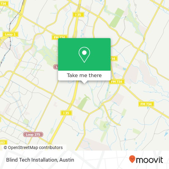 Blind Tech Installation map