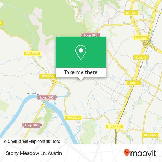 Mapa de Stony Meadow Ln