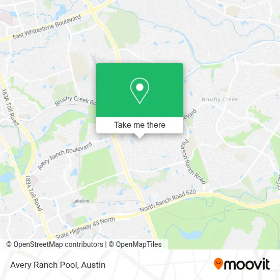 Avery Ranch Pool map