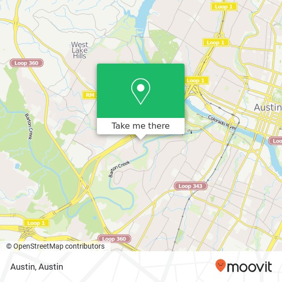 Austin map