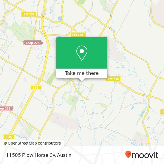 Mapa de 11505 Plow Horse Cv