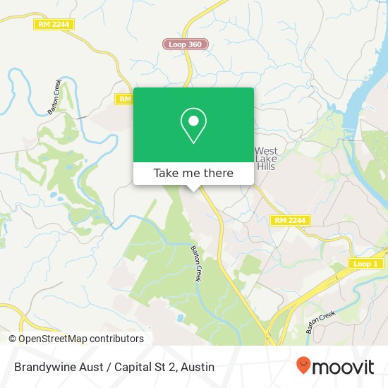 Brandywine Aust / Capital St 2 map