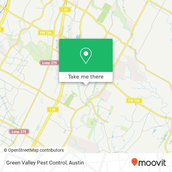 Mapa de Green Valley Pest Control