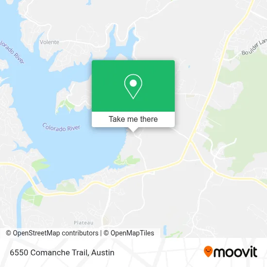 6550 Comanche Trail map