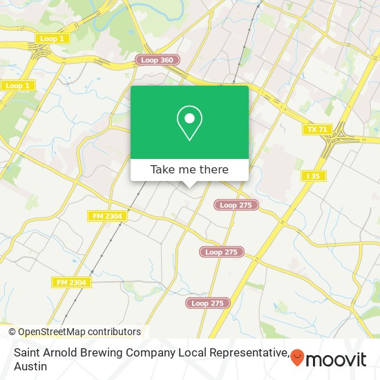 Mapa de Saint Arnold Brewing Company Local Representative