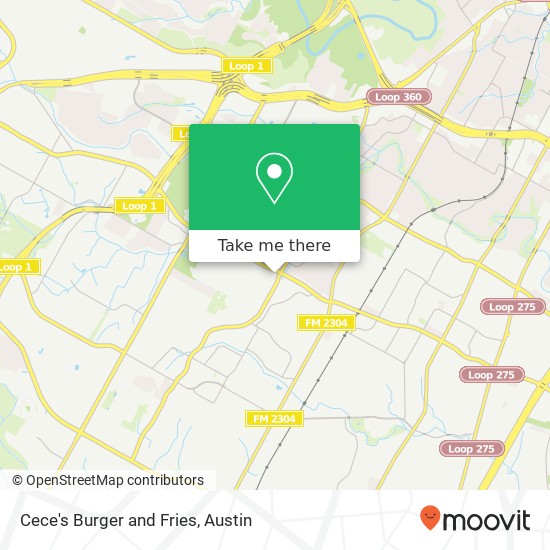 Cece's Burger and Fries, 2701 William Cannon Dr W Austin, TX 78745 map