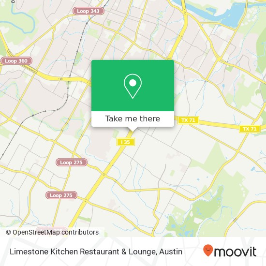 Limestone Kitchen Restaurant & Lounge, 4415 S Interstate 35 Austin, TX 78744 map