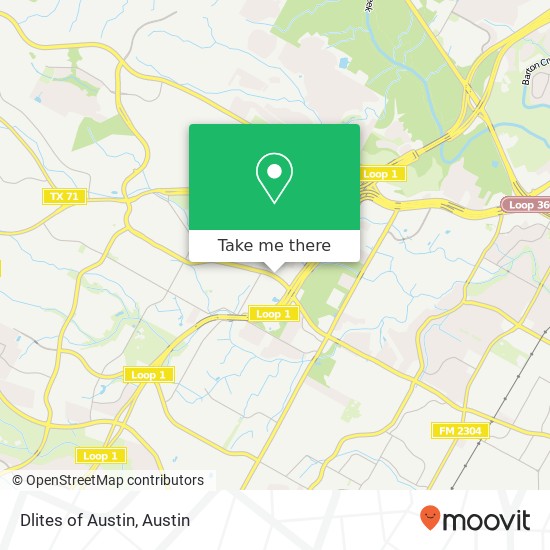 Mapa de Dlites of Austin, 4404 William Cannon Dr W Austin, TX 78749