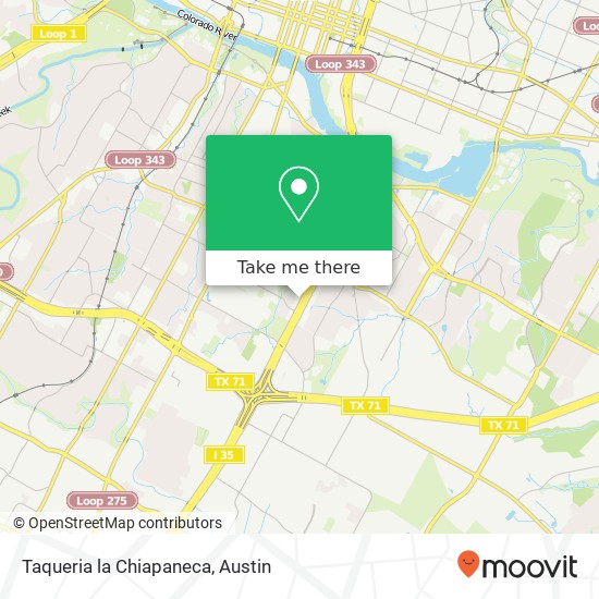 Taqueria la Chiapaneca, 2700 S Interstate 35 Austin, TX 78704 map