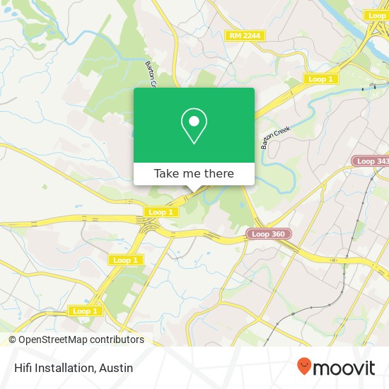 Mapa de Hifi Installation, Mopac Blvd Austin, TX 78735
