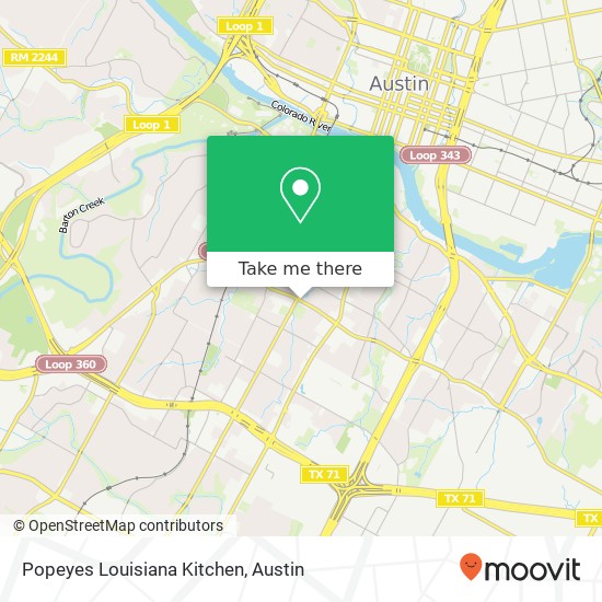 Popeyes Louisiana Kitchen, 516 W Oltorf St Austin, TX 78704 map