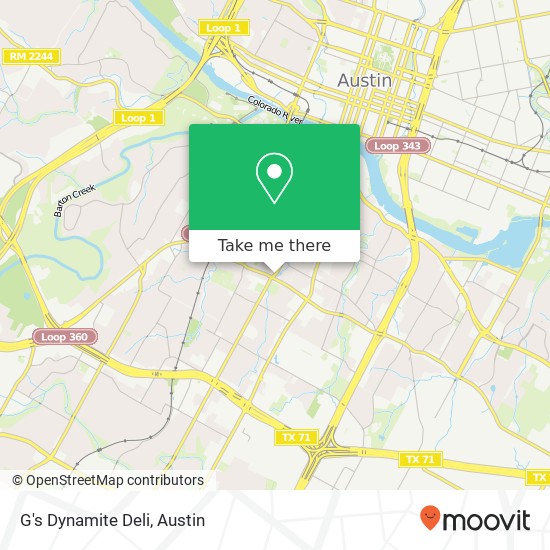 G's Dynamite Deli, 2312 1st St S Austin, TX 78704 map