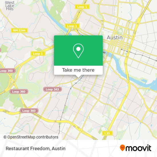 Mapa de Restaurant Freedom