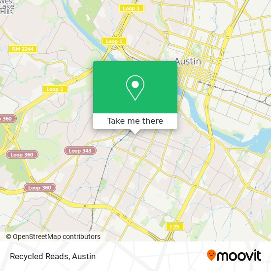 Recycled Reads map