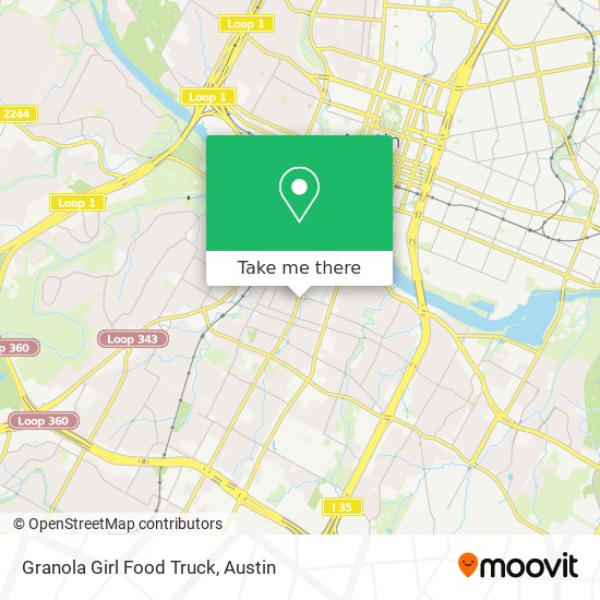 Mapa de Granola Girl Food Truck