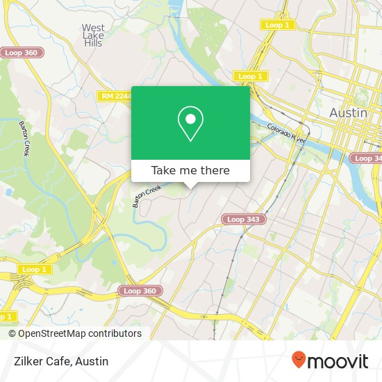Zilker Cafe, Barton Hills Dr Austin, TX 78704 map