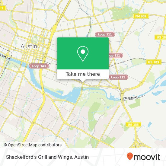 Shackelford's Grill and Wings, 2730 E Cesar Chavez St Austin, TX 78702 map