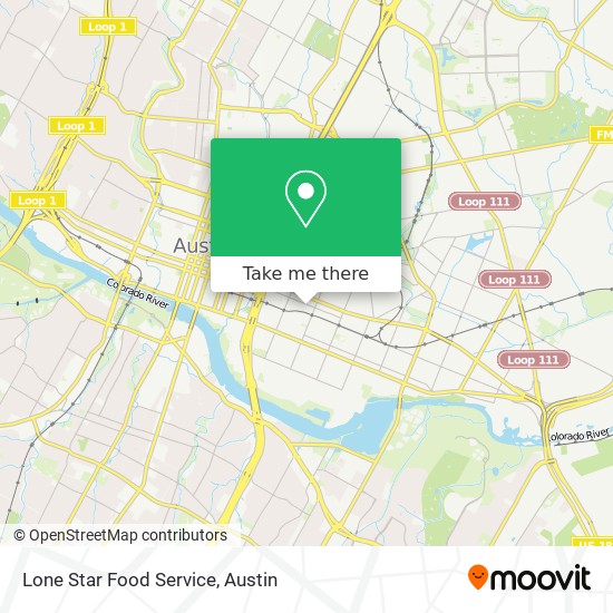 Lone Star Food Service map