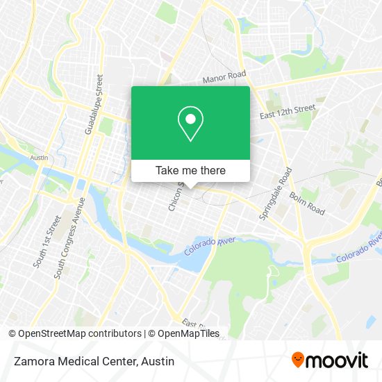 Zamora Medical Center map