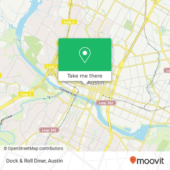 Dock & Roll Diner, 700 6th St W Austin, TX 78701 map