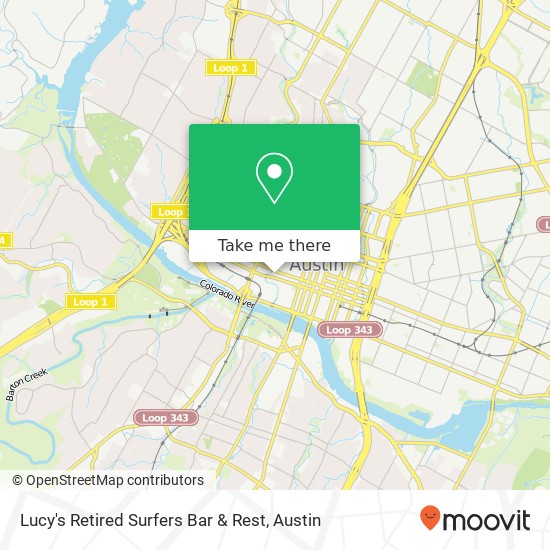 Lucy's Retired Surfers Bar & Rest, 506 West Ave Austin, TX 78701 map