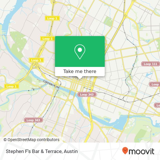 Stephen F's Bar & Terrace, 701 Congress Ave Austin, TX 78701 map