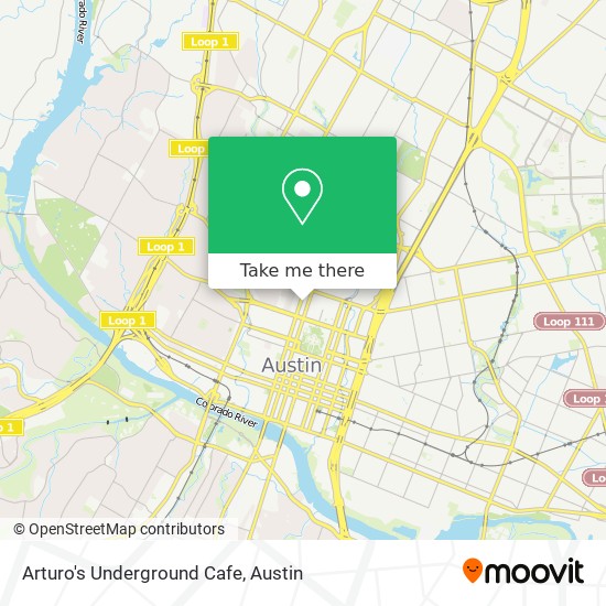 Arturo's Underground Cafe map