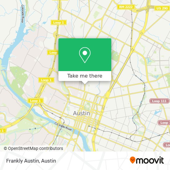 Frankly Austin map