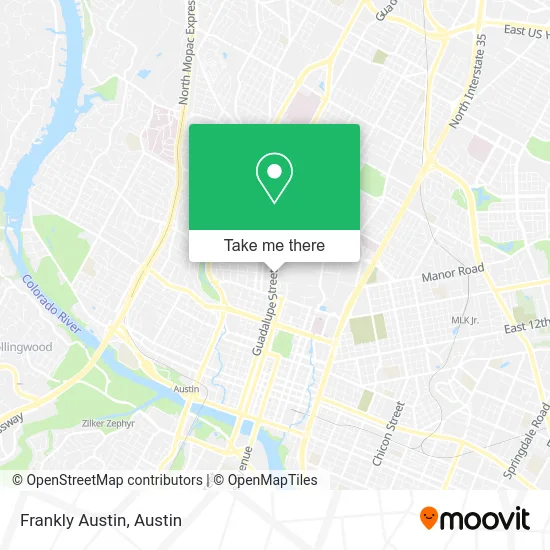 Frankly Austin map