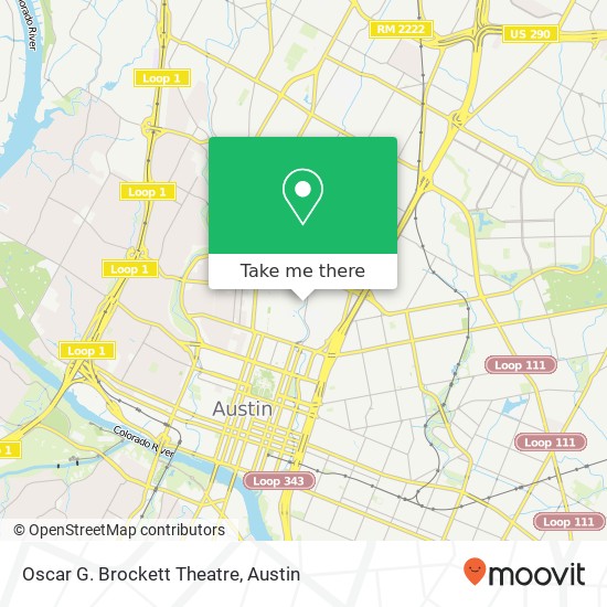 Oscar G. Brockett Theatre, 300 E 23rd St Austin, TX 78712 map