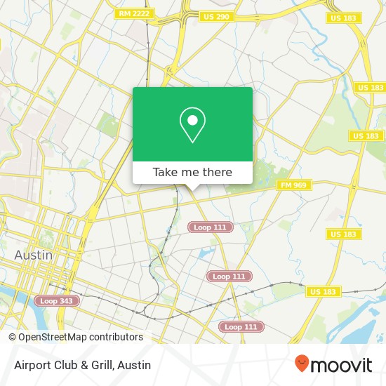 Airport Club & Grill, 2039 Airport Blvd Austin, TX 78722 map