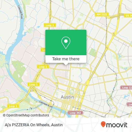 Aj's PIZZERIA On Wheels, 2512 Rio Grande St Austin, TX 78705 map