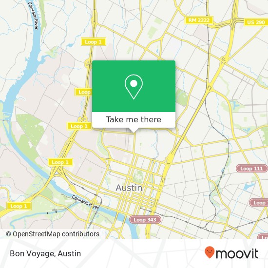 Bon Voyage, 407 W 24th St Austin, TX 78705 map