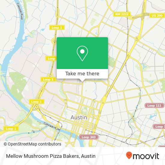 Mellow Mushroom Pizza Bakers, 2426 Guadalupe St Austin, TX 78705 map