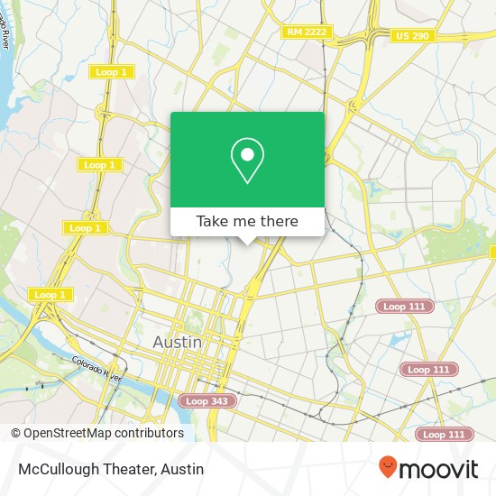 McCullough Theater, 2390 Robert Dedman Dr Austin, TX 78712 map