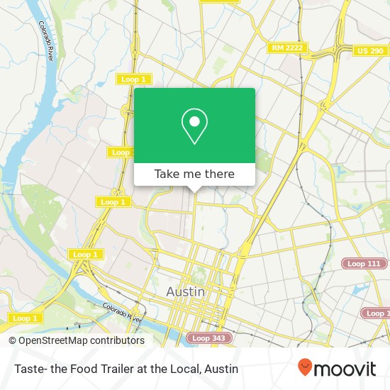 Mapa de Taste- the Food Trailer at the Local, Guadalupe St Austin, TX 78705